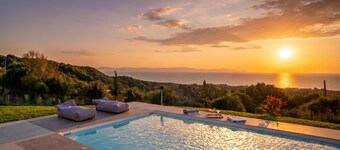 Villa Filokalia With Exceptional View, Kastro Kyllini, Greece
