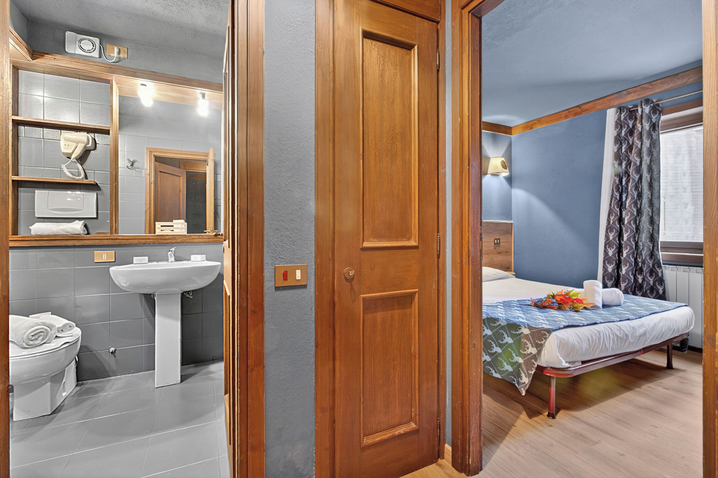 1 camera, Wi-Fi gratuito, lenzuola