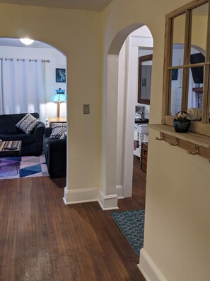 Living area -  Renovated 1930s Bungalow - Pets Ok (Charlotte)