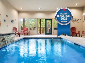 Indoor pool, a heated pool