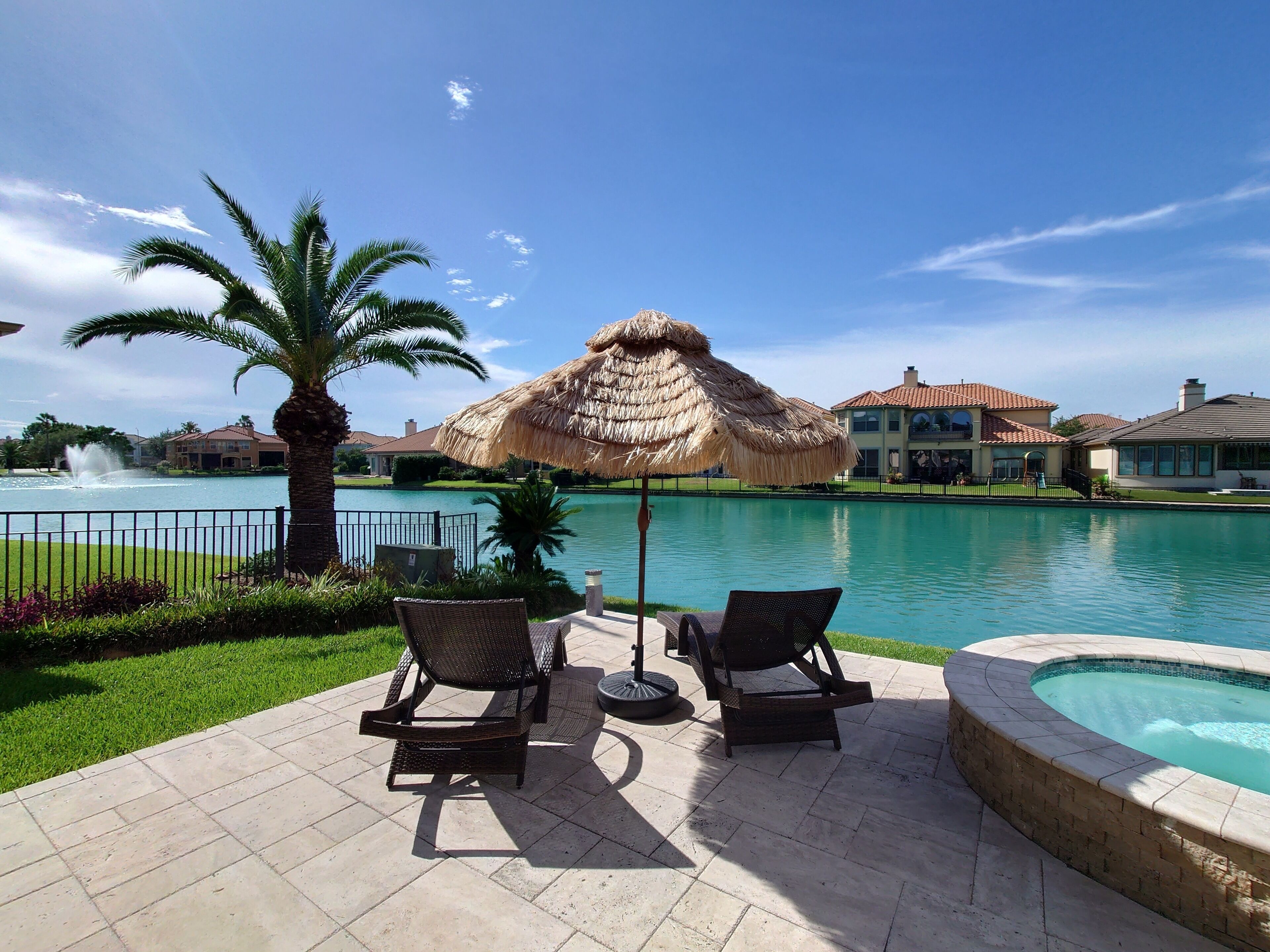 Piscine extérieure, piscine chauffée