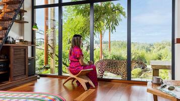 Comfort vierpersoonskamer | Woonruimte