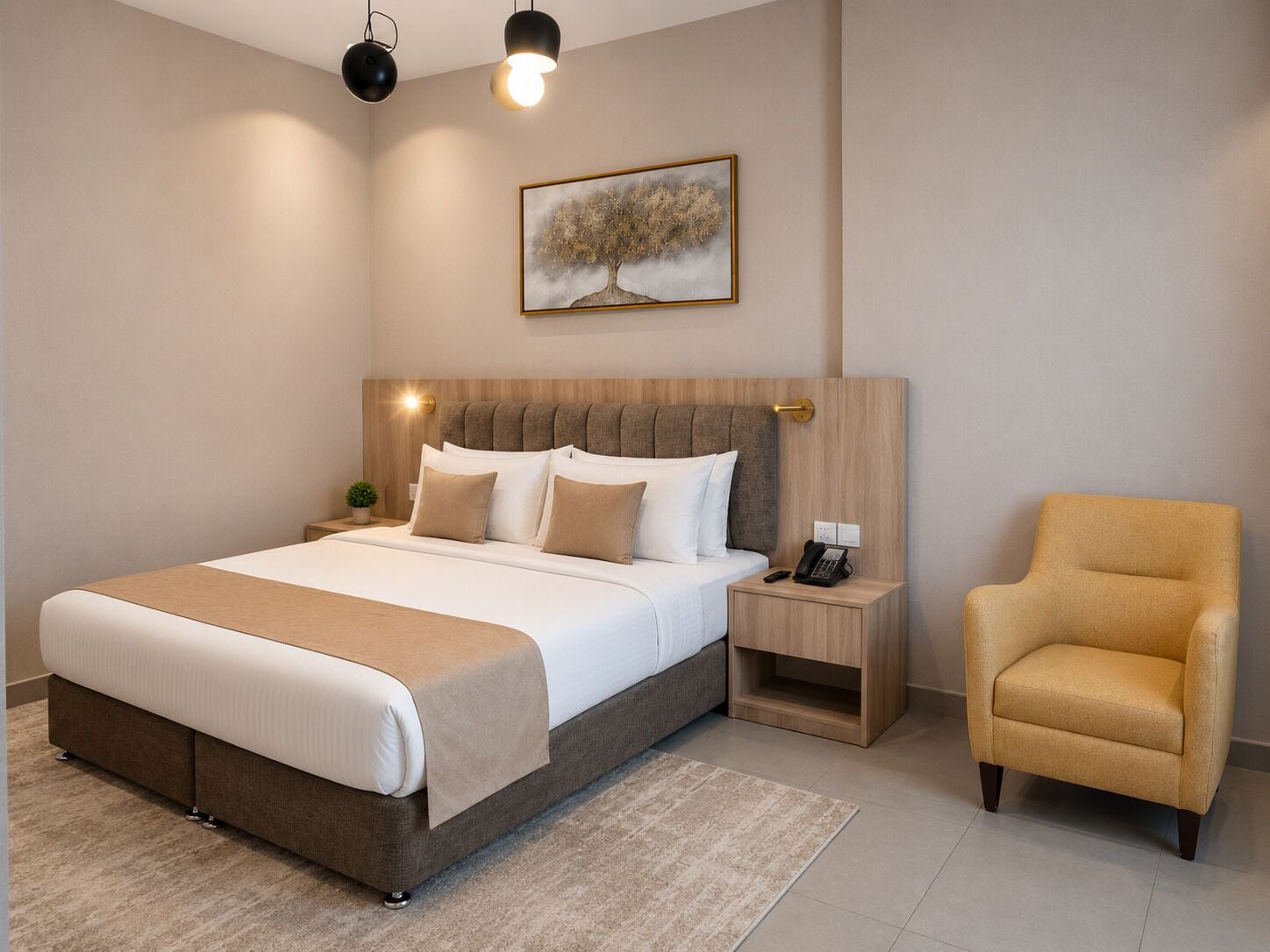 Premium Room, 1 King Bed, Non Smoking (Living Room;with Sofabed)