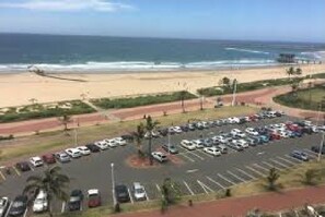 Park alongside the ocean and enjoy access to the sandy shore.