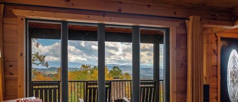 TV, fireplace, DVD player