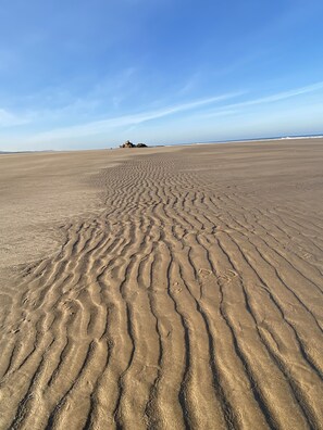 Una spiaggia nelle vicinanze, teli da spiaggia