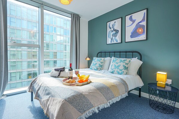 1 bedroom, iron/ironing board, travel crib, WiFi