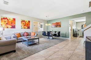 House | Living area | 55-inch Smart TV with digital channels, foosball, streaming services - Pine Ridge (Davenport)
