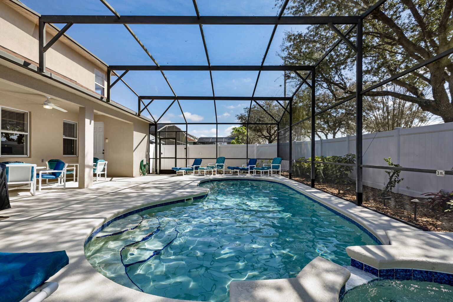 Udendørs pool, liggestole