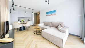 Appartement (40H) | Coin séjour | Télévision à écran plat