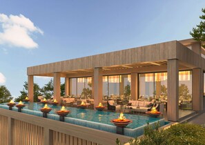 15 indoor pools, sun loungers - Katara Hills Doha, Lxr Hotels & Resorts (Doha)