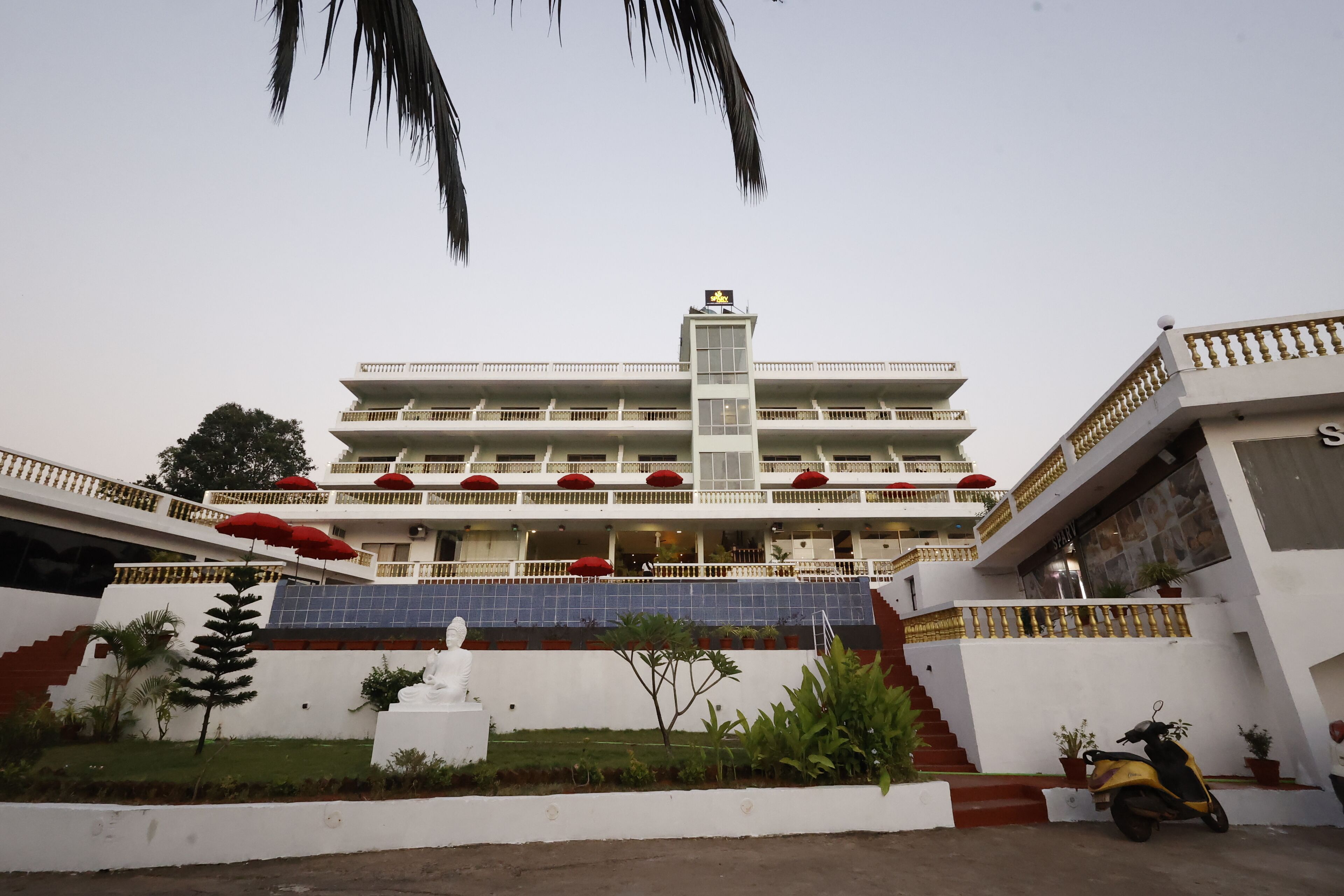 Voorkant van accommodatie