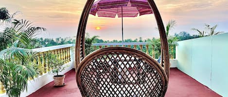 Deluxe Room, Balcony, Sea View | Balcony view