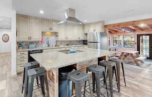 House, Multiple Bedrooms | Private kitchen - Guadalupe Bluff Bunk House 5 Bedroom Home by RedAwning (Kerrville)