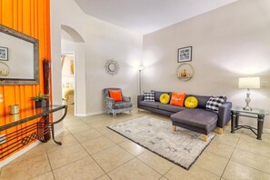 Living room - Grand Golf Views At Highlands Reserve 3 Bedroom Home by RedAwning (Davenport)