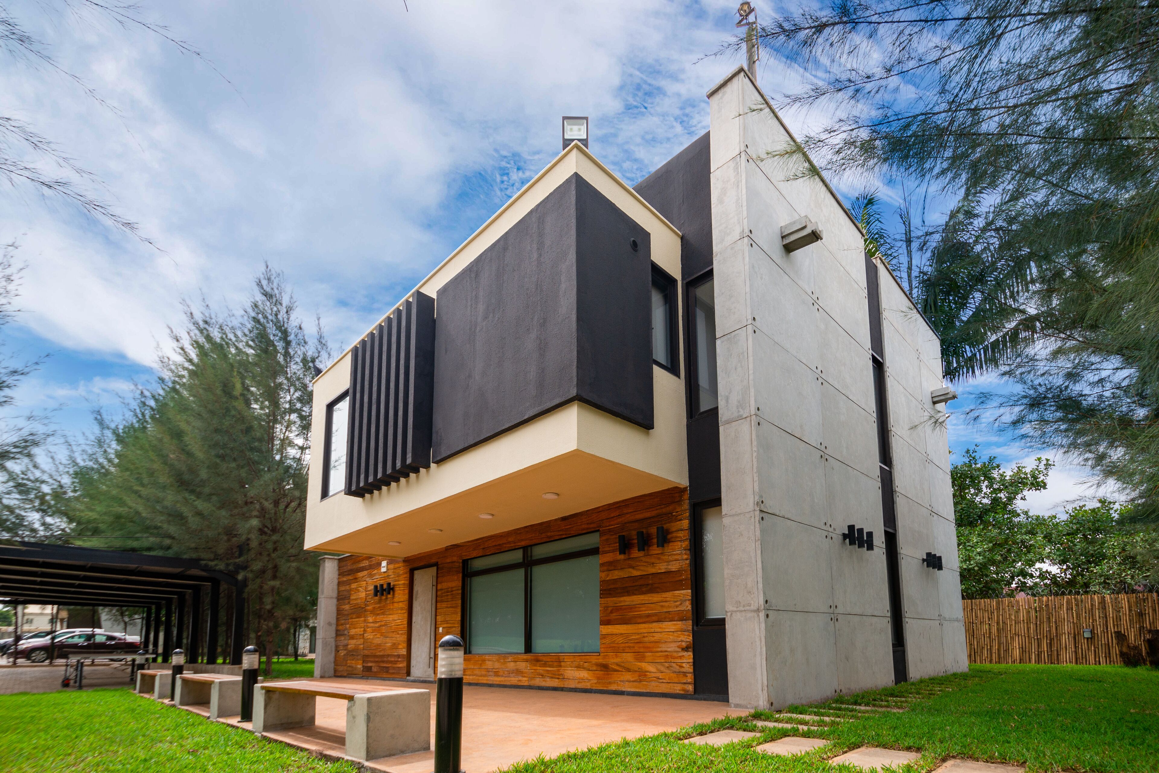 Fachada da propriedade