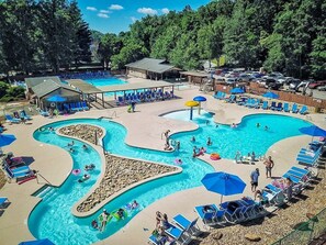 Indoor pool, a heated pool