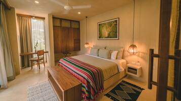 Ropa de cama de alta calidad, camas con efecto memoria y minibar