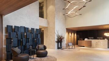 Sitteområde i lobbyen