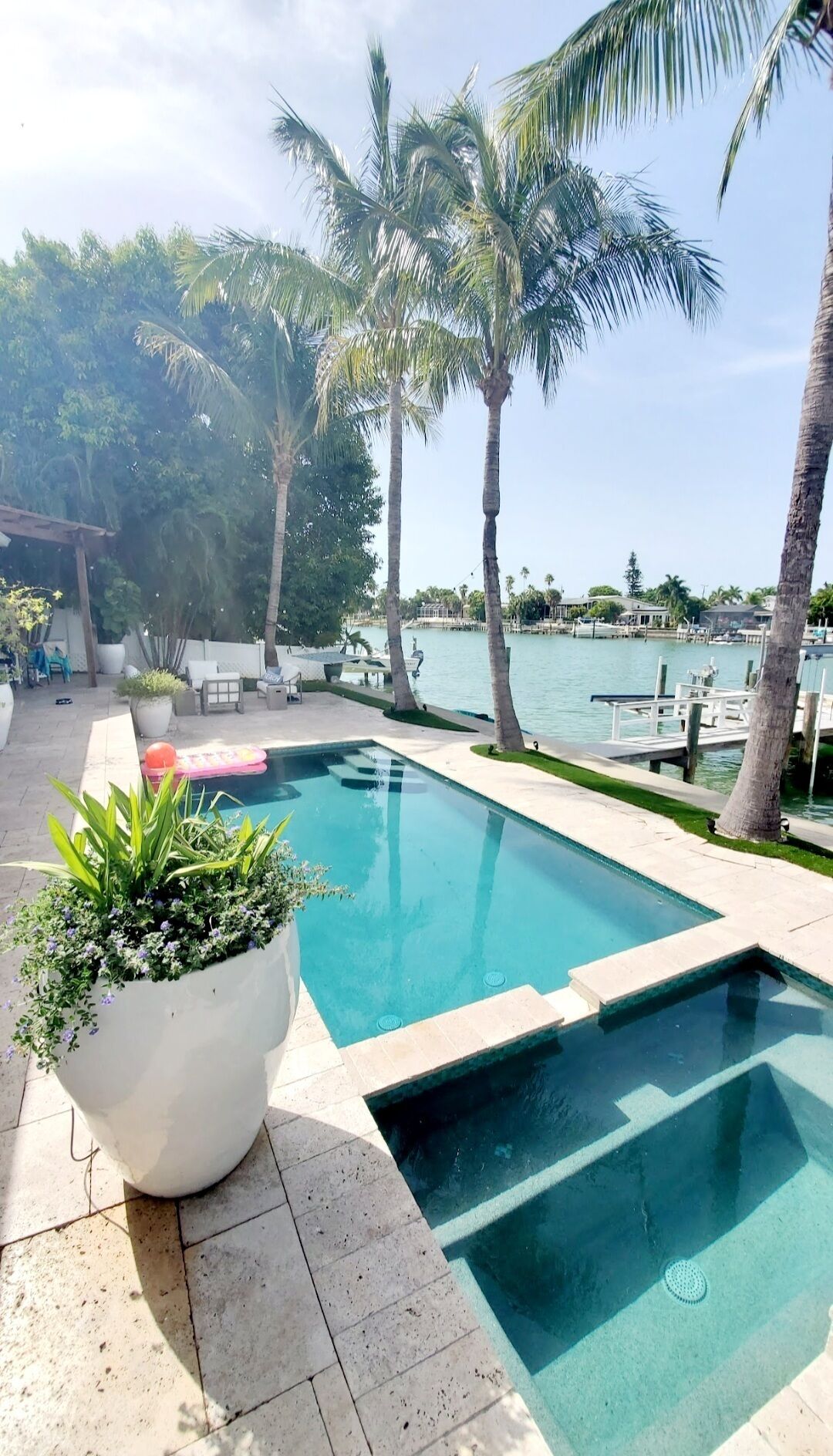 屋外プール、温水プール