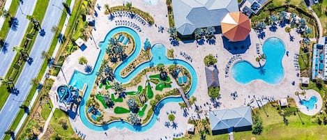 Piscina all'aperto, una piscina riscaldata
