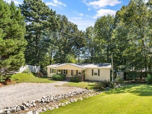 Exterior - Peachy Pines - Serene Lakefront Cottage w/ Dock (Sparta)