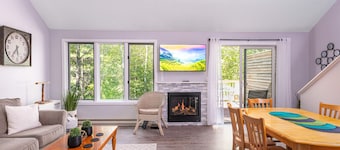 Stylish family fun-Cranmore Mountain-AC-Fireplace