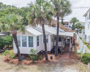 Exterior - Historic 1940's Beach Cottage, steps to the beach!   (Tybee Island)