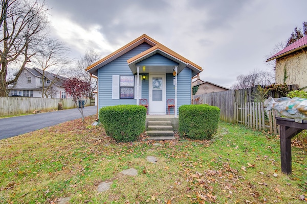 Lebanon Vacation Rental | Studio | 1BA | 600 Sq Ft | 2 Steps Required to Access