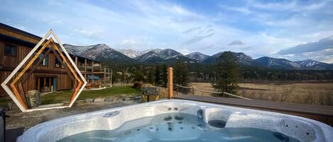 Bain à remous extérieur