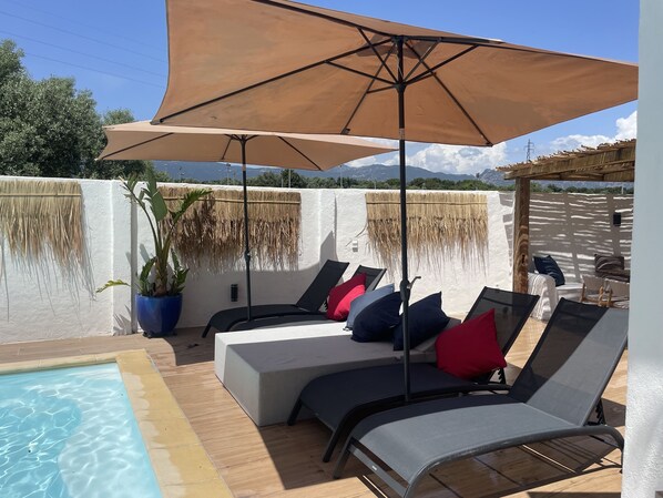 Terrace/patio - Quiet 4 * villa with swimming pool downtown Porto Vecchio 10 min walk (PORTO VECCHIO)