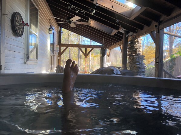 Bain à remous extérieur