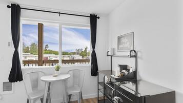 Double Queen Room- Lower Level | Blackout curtains, free WiFi, bed sheets