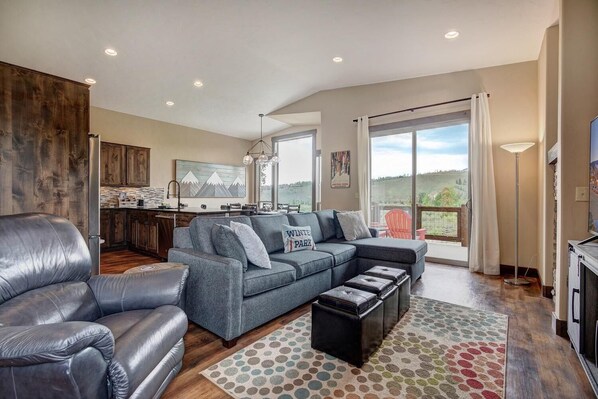 Townhome, Multiple Beds (Winter Park 3 Bedroom with HOT TUB) | Living room - Winter Park 3 Bedroom With HOT TUB (Winter Park)