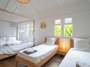 4 chambres, lit parapluie, Wi-Fi, draps fournis