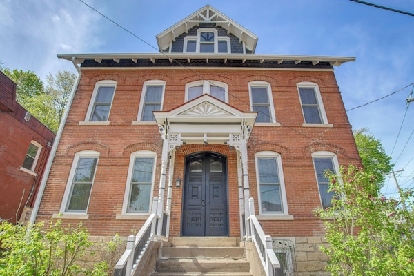 Dubuque Vacation Rental | 4BR | 2BA | 1,700 Sq Ft | Stairs Required for Access