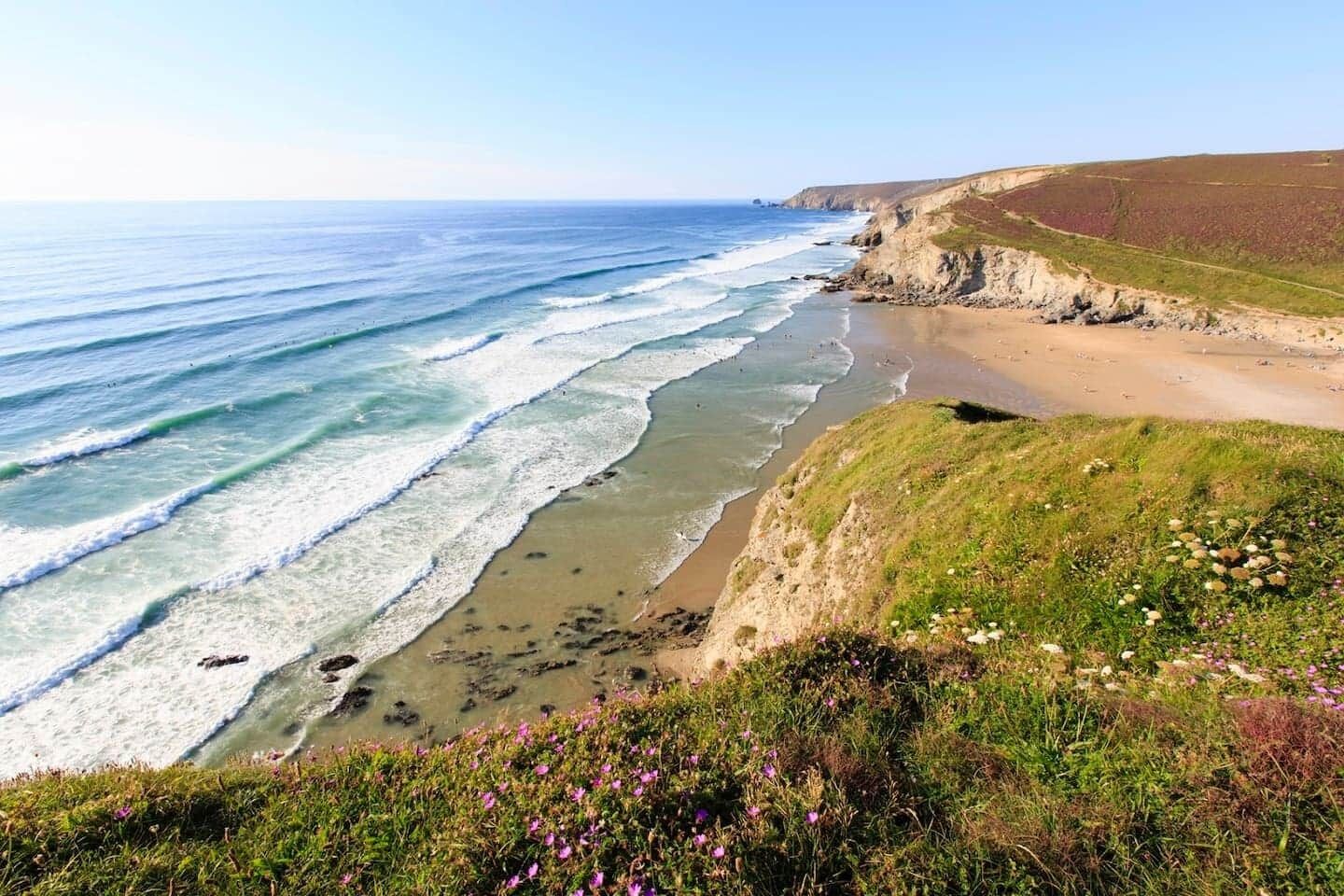 Una spiaggia nelle vicinanze