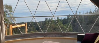 Dome #4 ocean view at Domaine Renard