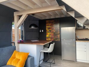 1 bedroom, WiFi, bed sheets - Dome #3 ocean view at Domaine Renard (Percé)