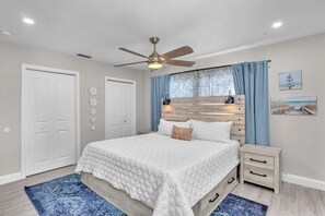 3 bedrooms, desk, iron/ironing board, free WiFi