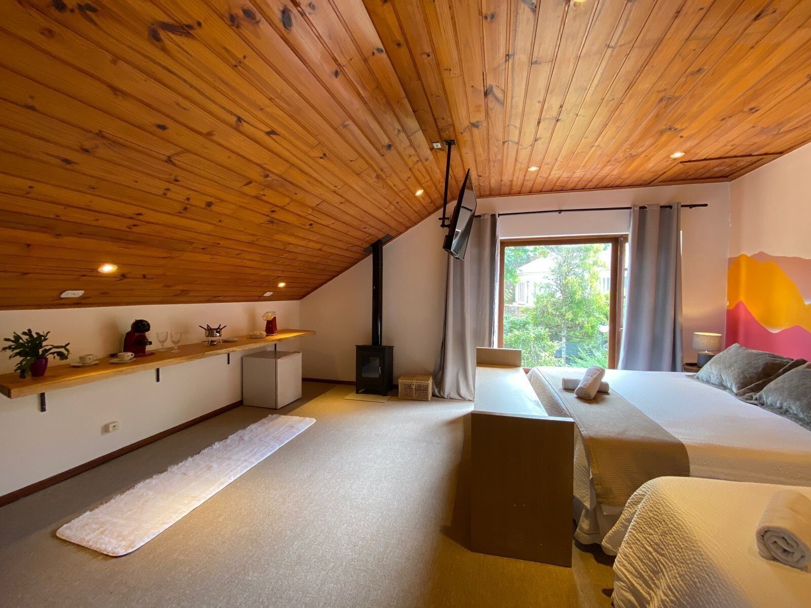 Habitación triple | Wifi gratis y ropa de cama