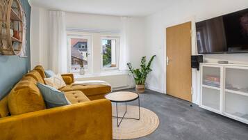 Smart-TV, Videospiele, Videothek, Stereoanlage