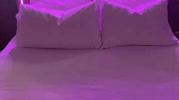 Free WiFi, bed sheets