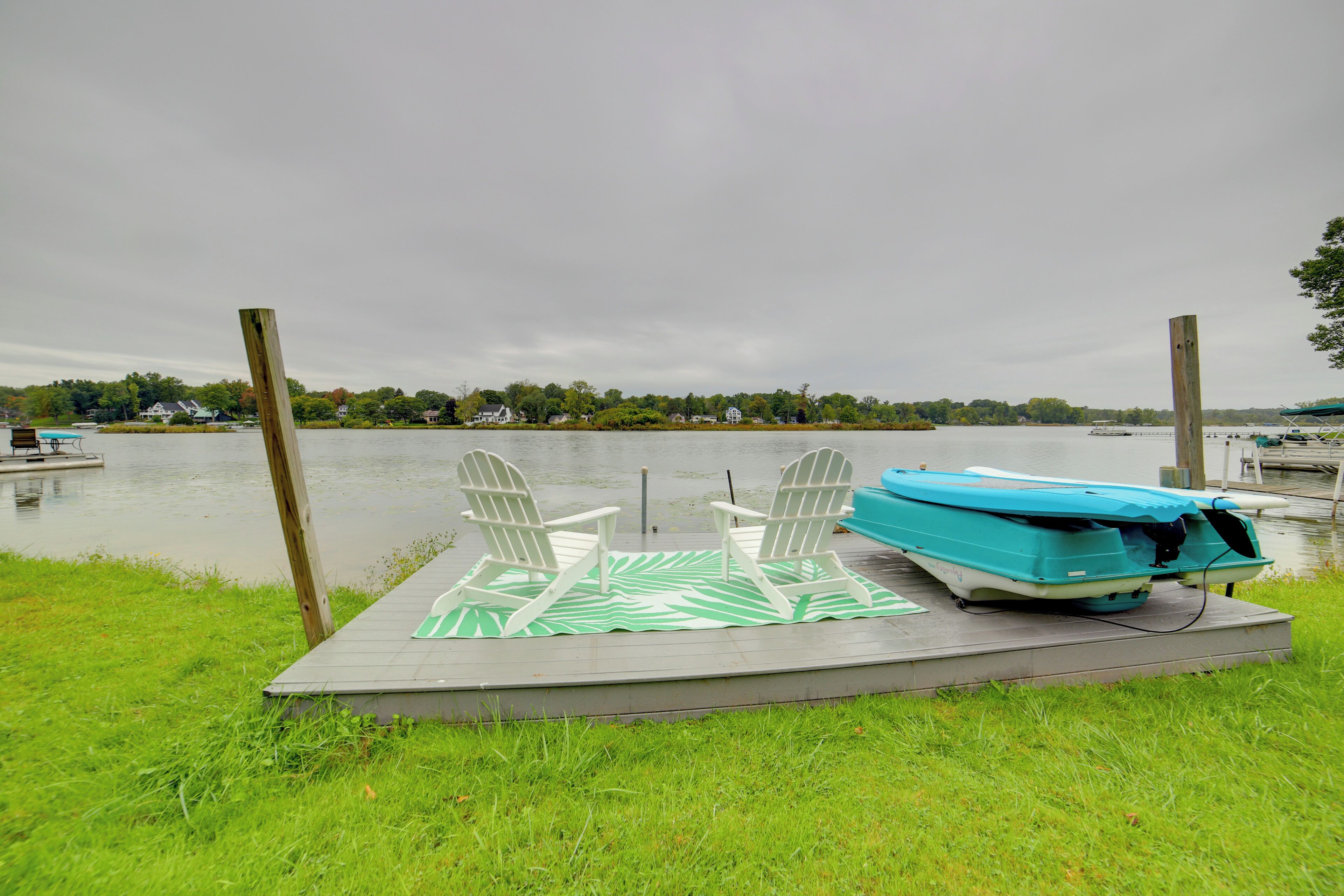 Homey Lakefront Escape w/ Boat Dock, Fire Pit