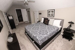 5 bedrooms, iron/ironing board, travel cot, WiFi