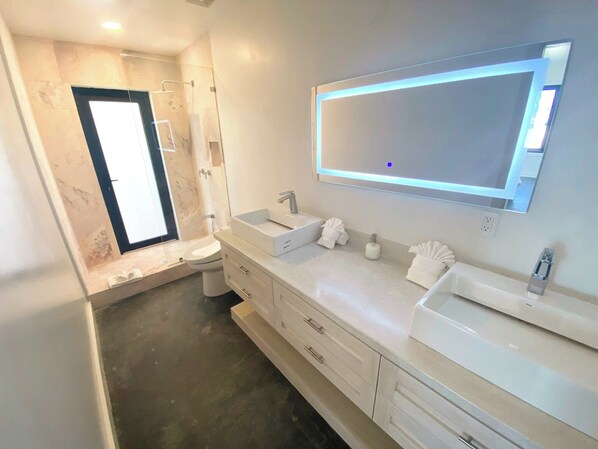 Shower, hair dryer, bidet