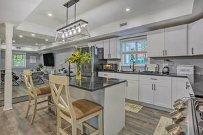 Fridge, microwave, stovetop, dishwasher - Stunning South Fallsburg Home w/ Pool & Deck! (South Fallsburg)