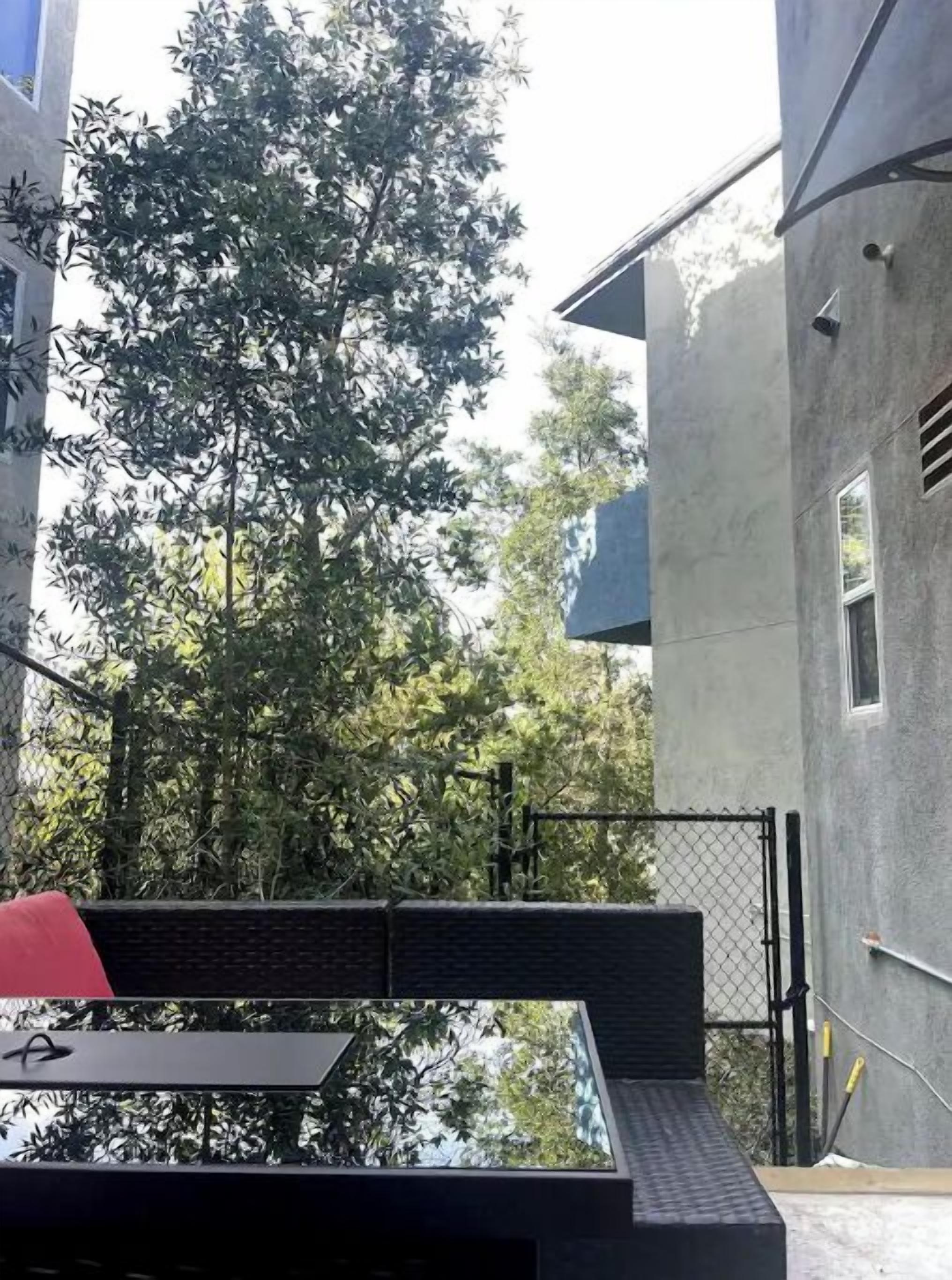 Overnattingsstedets uteomr åder