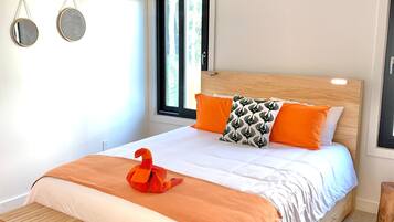 2 dormitorios, tabla de planchar con plancha, wifi gratis y ropa de cama