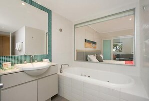 Hair dryer, towels